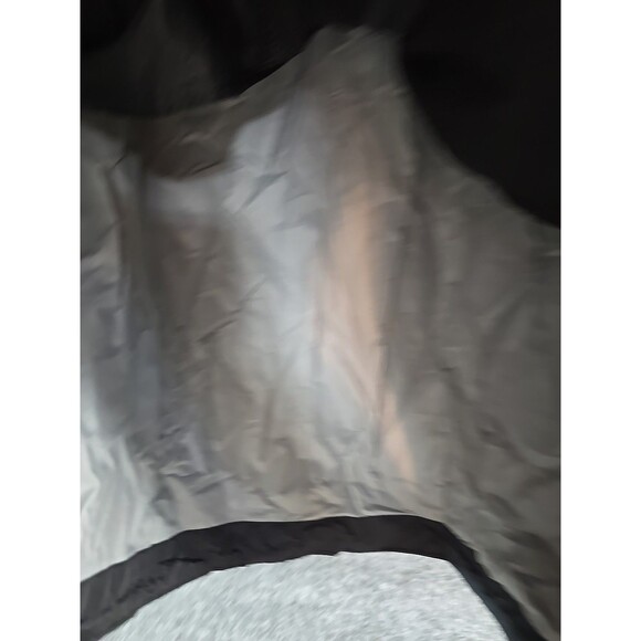 Eddie Bauer Jacket Womens XL Black Weatheredge Rain Coat Full Zip Hooded Shell - Picture 4 of 8